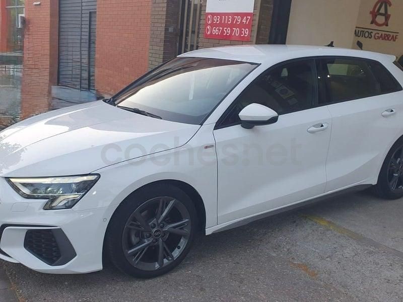 Usado Audi A3 S-Line 150 CV (110 kW) 2022 Blanco Berlina