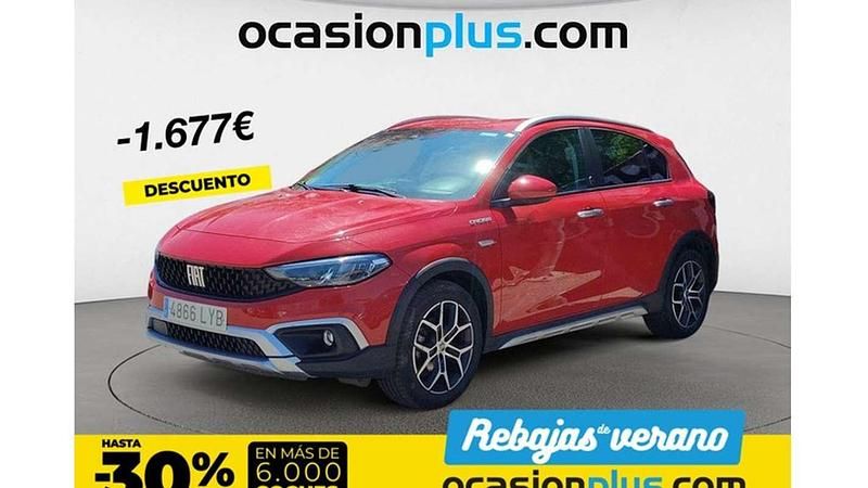 Rojo Usado 2022 Fiat Tipo Cross Utilitario | 16.773 € (Precio justo) - Imagen 1/4