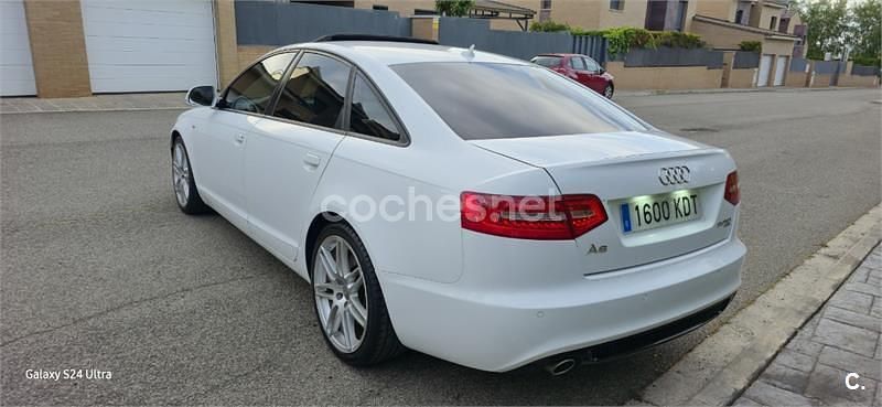 Usado Audi A6 S-Line 240 CV (176 kW) 2010 Blanco Berlina