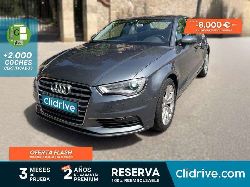 Gris Usado 2015 Audi A3 Advanced Berlina | 15.390 € (Buen precio) - Imagen 1/3