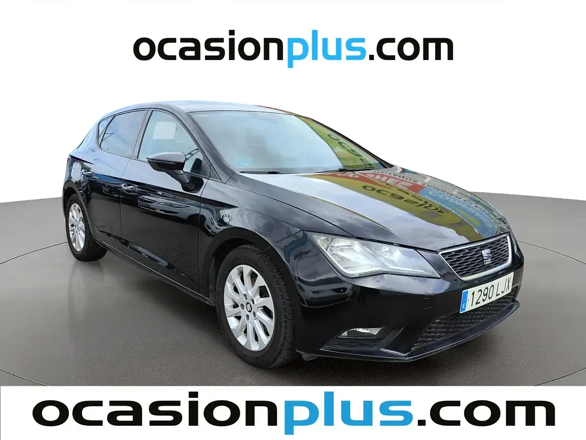 Usado Seat Leon Style 150 CV (110 kW) 2016 Negro Utilitario