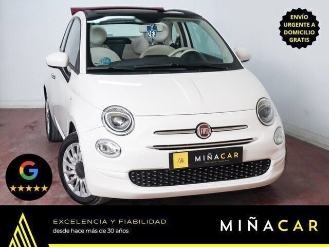 Blanco Usado 2020 Fiat 500C Lounge Descapotable | 11.250 € (Precio justo) - Imagen 1/4