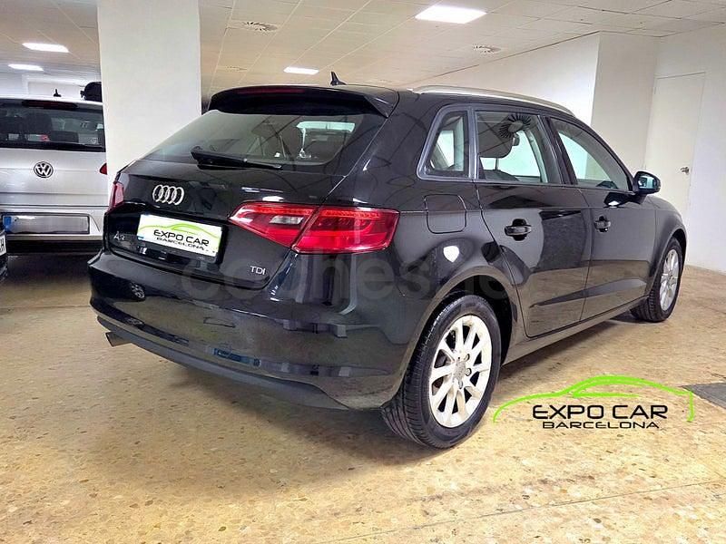 Usado Audi A3 110 CV (80 kW) 2016 Negro Berlina