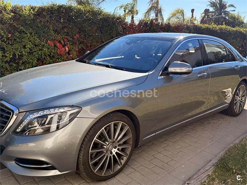 Usado Mercedes S500 455 CV (334 kW) 2014 Gris / plata Berlina