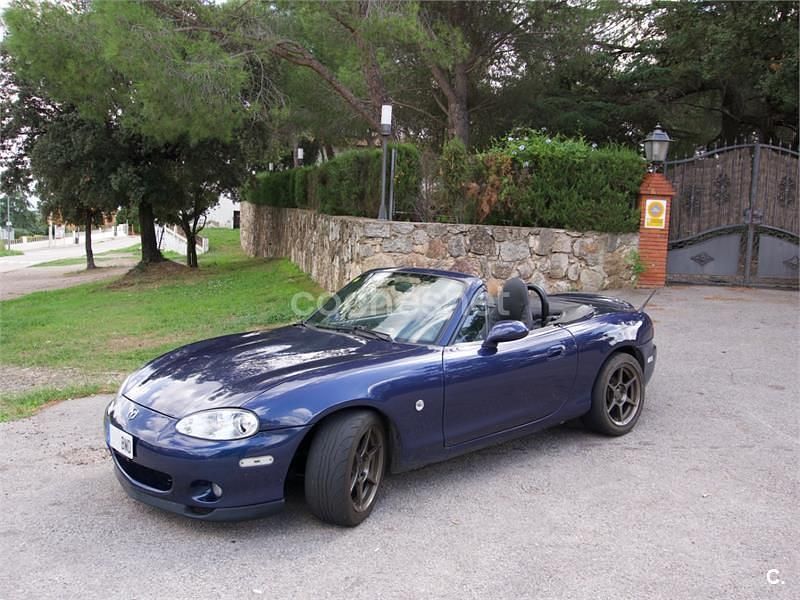 Usado Mazda MX5 Touring 110 CV (80 kW) 2001 Azul Descapotable
