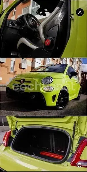 Usado Abarth 595C Competizione 180 CV (132 kW) 2019 Amarillo Descapotable