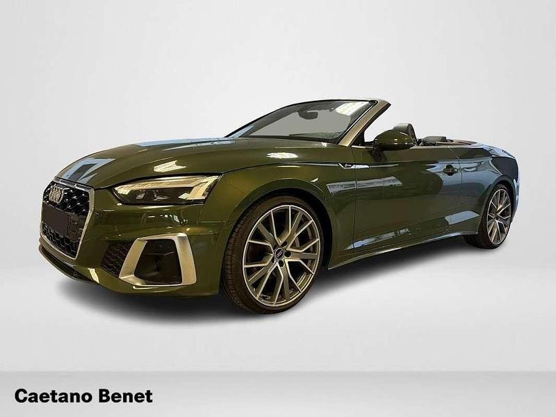 Verde Usado 2023 Audi A5 Cabriolet S-Line Descapotable | 39.900 € (Buen precio) - Imagen 1/4