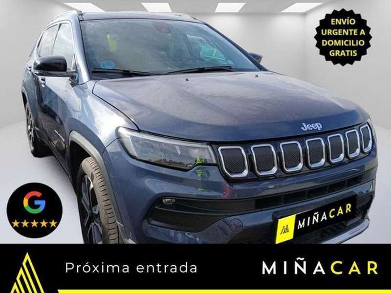 Azul Usado 2021 Jeep Compass Limited SUV | 18.890 € (Precio justo) - Imagen 1/4