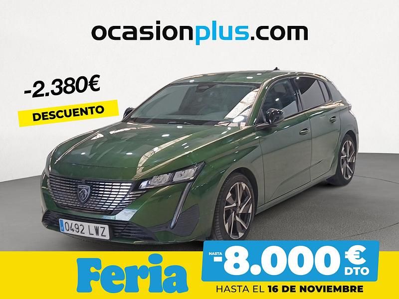 Verde Usado 2022 Peugeot 308 Allure Berlina | 17.500 € (Precio justo) - Imagen 1/4