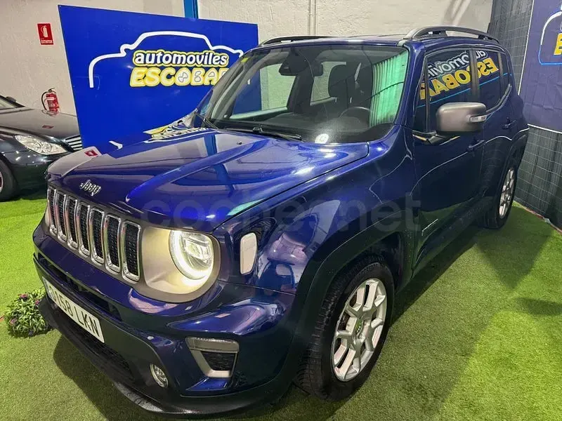 Usado Jeep Renegade Limited 120 CV (88 kW) 2020 Azul SUV