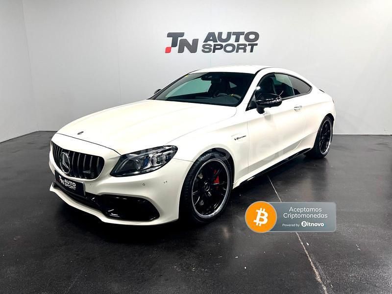 Blanco Usado 2021 Mercedes C63S AMG Coupe | 73.900 € (Buen precio) - Imagen 1/4