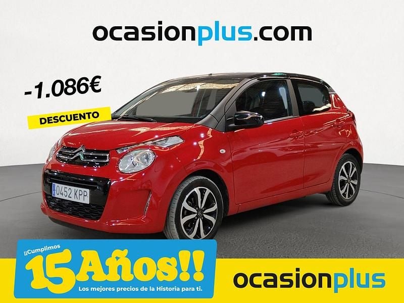 Rojo Usado 2018 Citroën C1 Utilitario | 9200 € (Precio justo) - Imagen 1/4