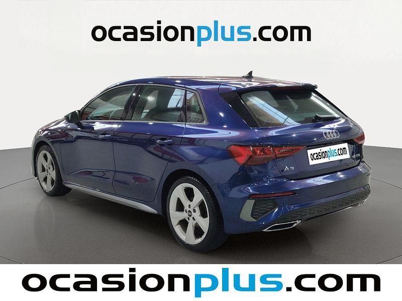 Usado Audi A3 S-Line 150 CV (110 kW) 2023 Azul Berlina