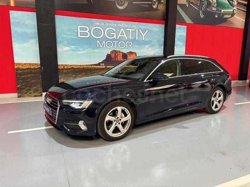 Usado Audi A6 204 CV (150 kW) 2019 Azul Familiar