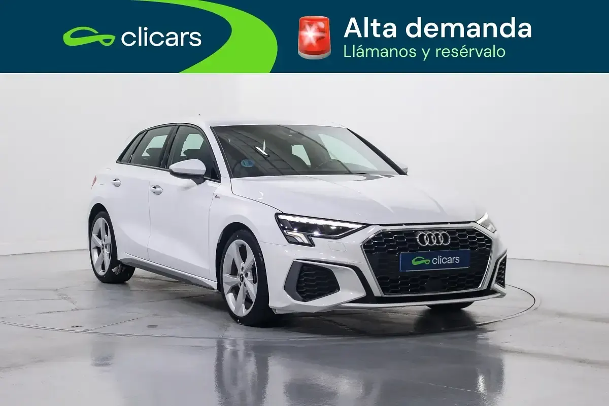 Usado Audi A3 Sportback e-tron S-Line 150 CV (110 kW) 2022 Blanco Utilitario