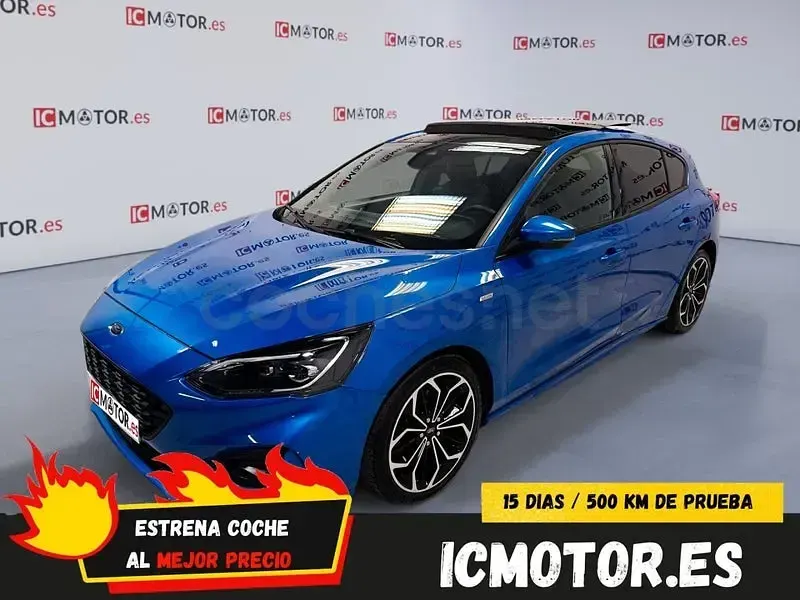 Usado Ford Focus ST-Line 150 CV (110 kW) 2020 Azul Berlina