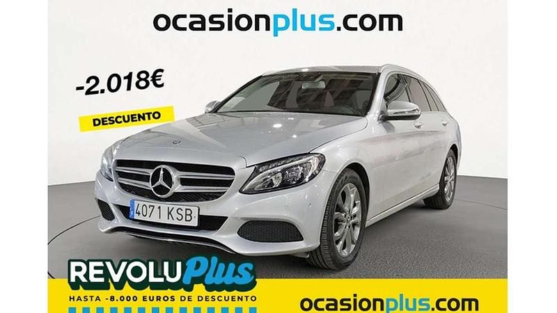 Plateado Usado 2019 Mercedes C220 Familiar | 19.364 € - Imagen 1/4