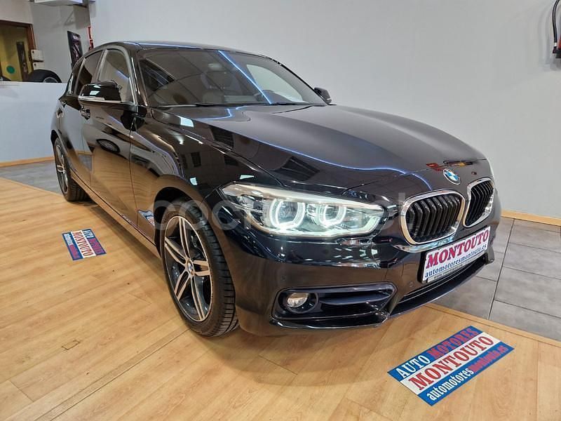 Usado BMW 118 Sport Line 150 CV (110 kW) 2018 Negro Utilitario