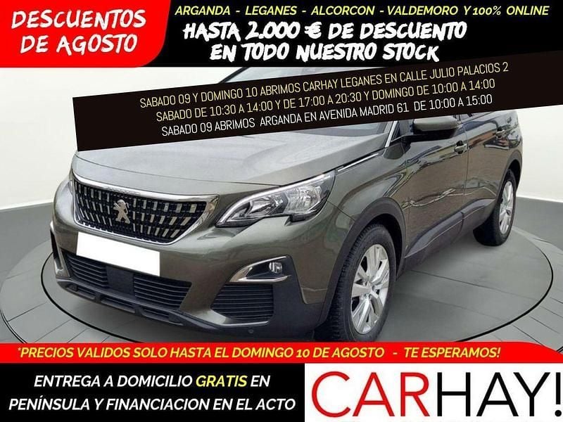 Gris Usado 2020 Peugeot 5008 Active Monovolumen | 17.490 € (Super precio) - Imagen 1/4