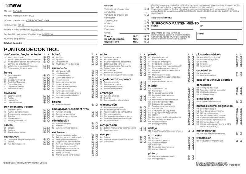 Usado Renault Symbioz Techno 145 CV (106 kW) 2025 Gris SUV
