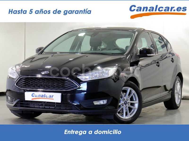 Negro Usado 2018 Ford Focus Trend+ Berlina | 12.945 € (Precio justo) - Imagen 1/4