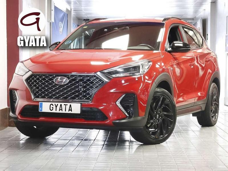 Usado Hyundai Tucson N Line 136 CV (100 kW) 2020 Rojo SUV