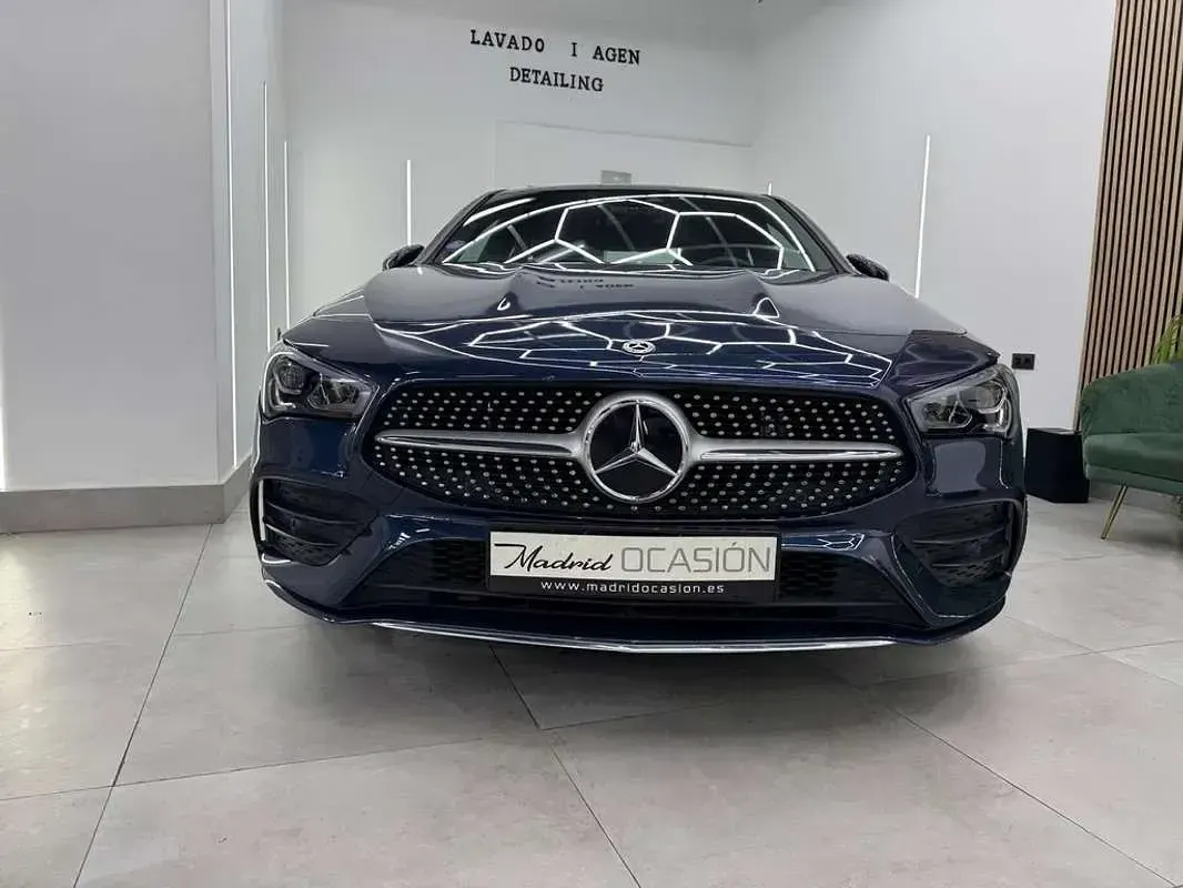 Usado Mercedes CLA250e 218 CV (160 kW) 2022 Azul Coupe