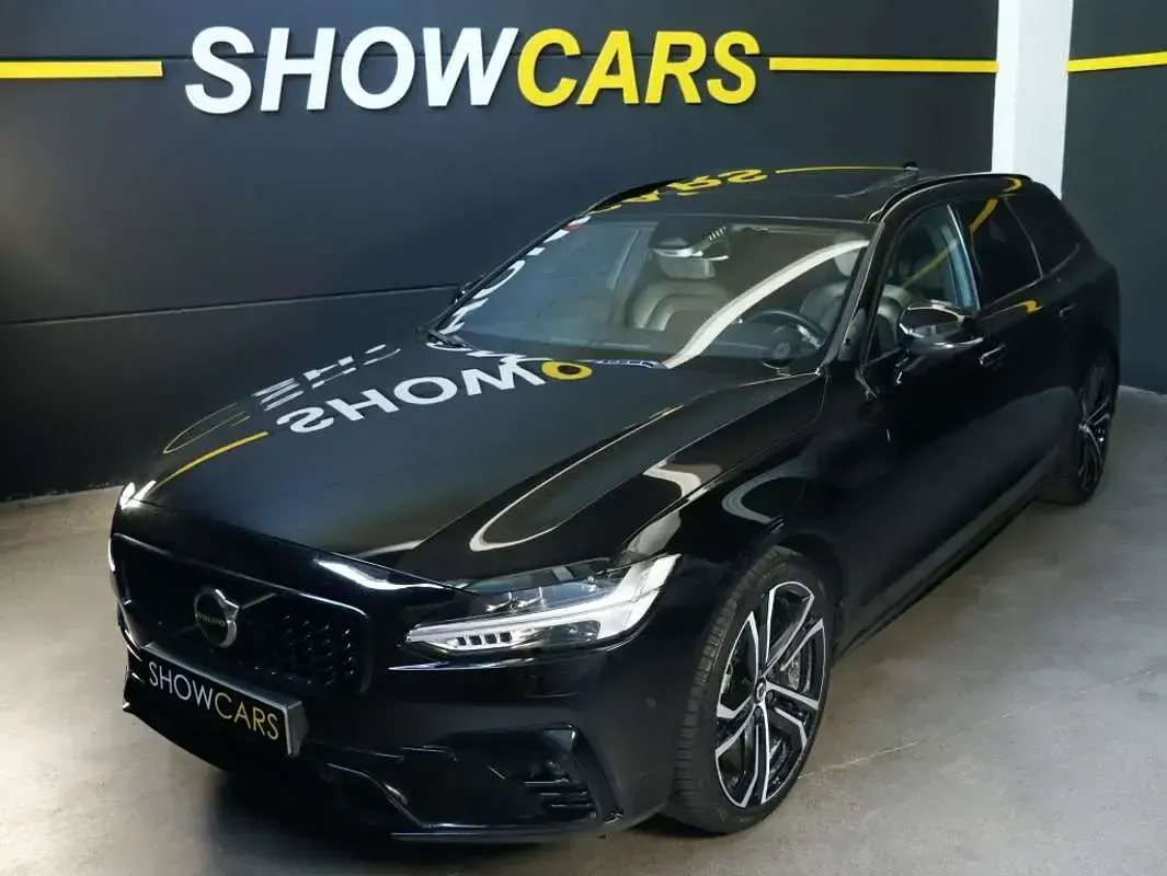 Usado Volvo V90 R-Design 235 CV (172 kW) 2022 Negro Familiar