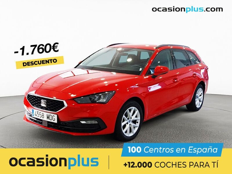 Rojo Usado 2023 Seat Leon Style Familiar | 18.800 € (Precio justo) - Imagen 1/4