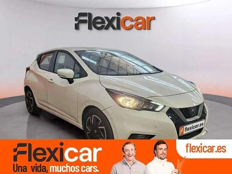 Beige Usado 2021 Nissan Micra Acenta Berlina | 9490 € (Super precio) - Imagen 1/4