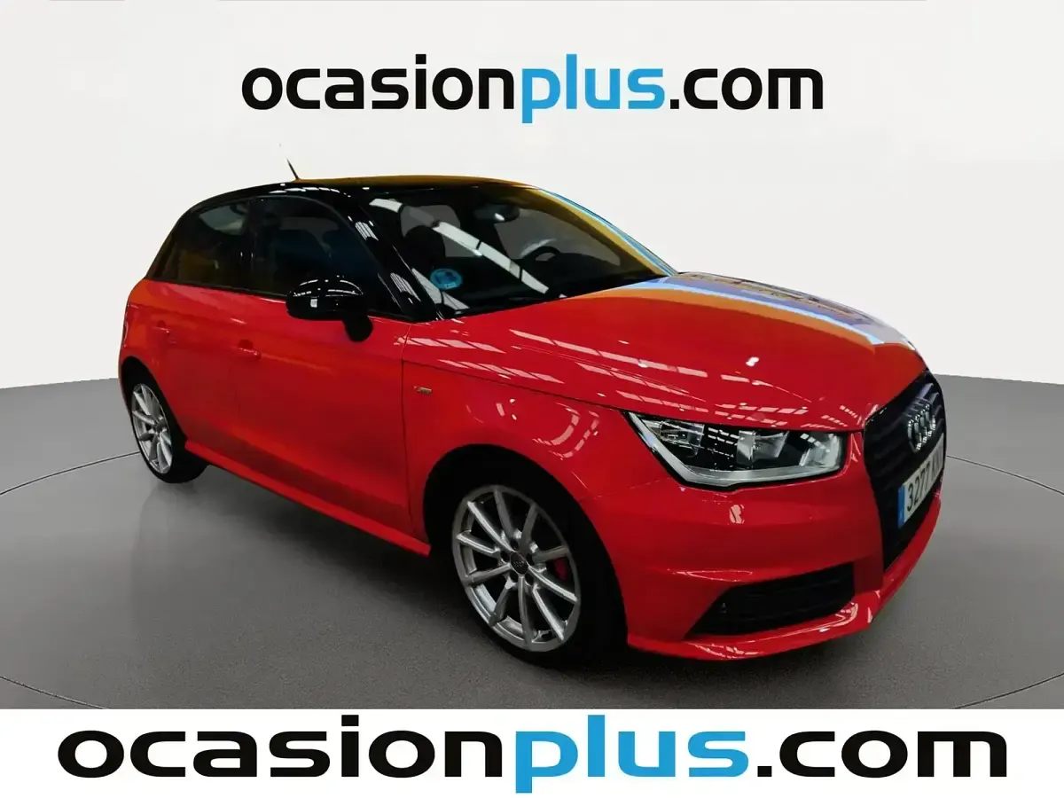 Usado Audi A1 S-Line 95 CV (69 kW) 2018 Rojo