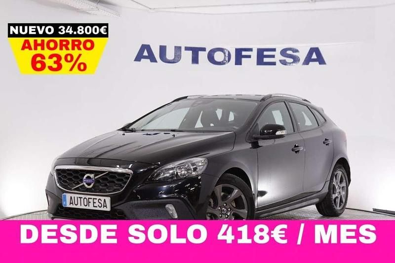 Negro Usado 2014 Volvo V40 CC Kinetic Familiar | 11.950 € (Precio justo) - Imagen 1/4