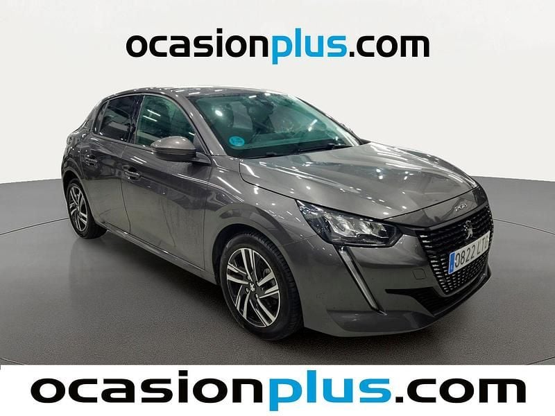 Usado Peugeot 208 Allure 102 CV (75 kW) 2021 Gris Utilitario