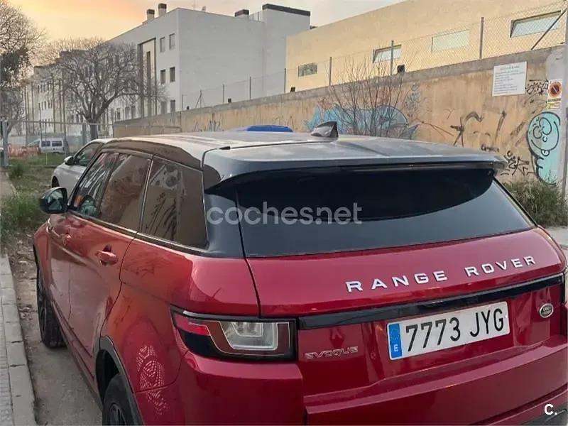 Usado Land Rover Range Rover evoque HSE 150 CV (110 kW) 2017 Rojo SUV