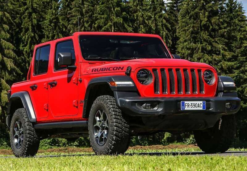 Rojo Usado 2019 Jeep Wrangler Unlimited Rubicon SUV | 82.999 € - Imagen 1/4