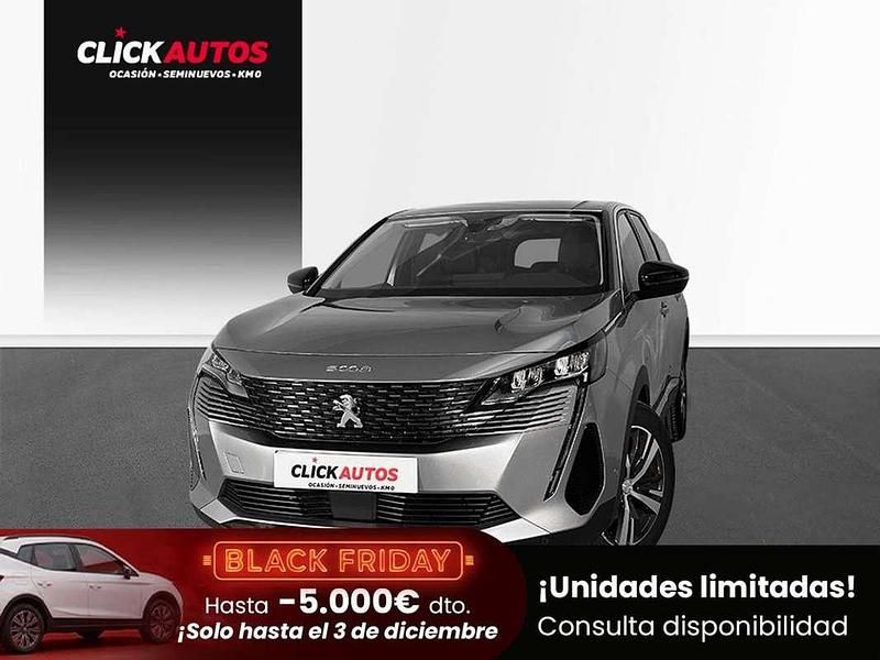Gris Usado 2022 Peugeot 5008 Allure Monovolumen | 20.400 € (Buen precio) - Imagen 1/4