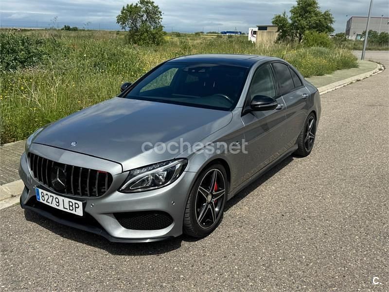 Usado Mercedes C43 AMG 367 CV (269 kW) 2017 Gris / plata Berlina