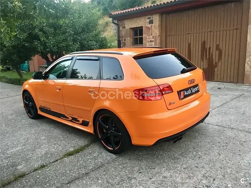 Usado Audi S3 Sportback 265 CV (194 kW) 2008 Naranja Utilitario