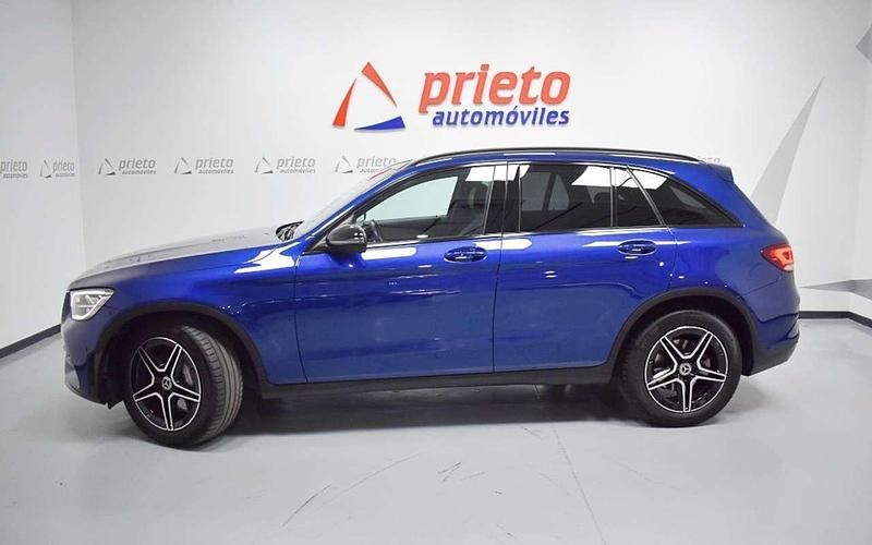 Usado Mercedes GLC200 163 CV (119 kW) 2020 Azul SUV