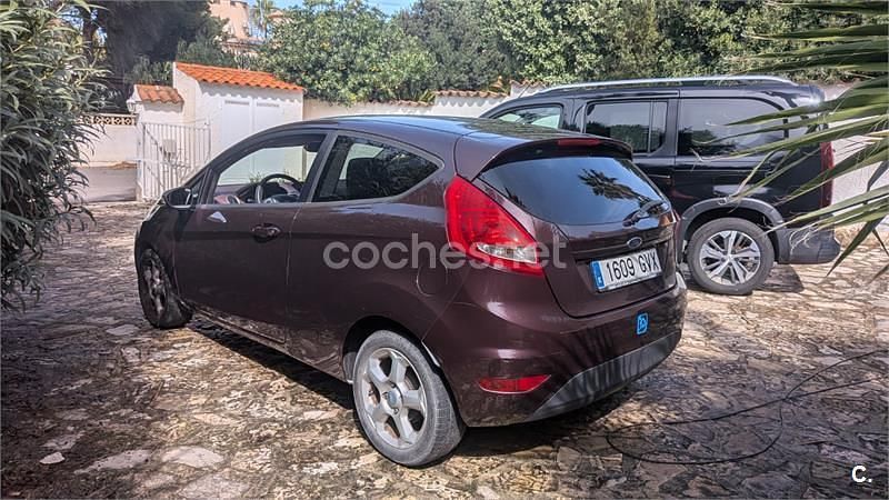 Usado Ford Fiesta Trend 82 CV (60 kW) 2010 Violeta / lila Utilitario