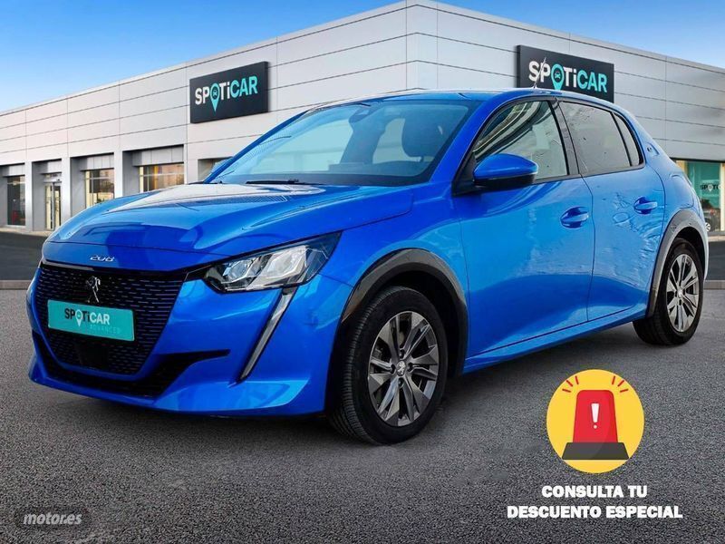 Azul vértigo (especial) Usado 2020 Peugeot e-208 Allure Utilitario | 16.990 € (Precio justo) - Imagen 1/4
