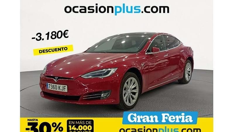 Rojo Usado 2018 Tesla Model S Berlina | 31.810 € (Buen precio) - Imagen 1/4