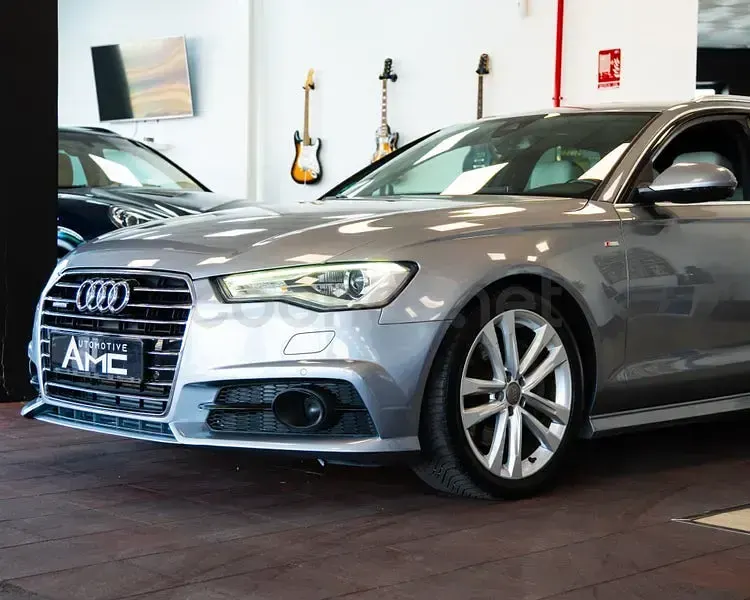 Usado Audi A6 S-Line 272 CV (200 kW) 2017 Gris / plata Familiar