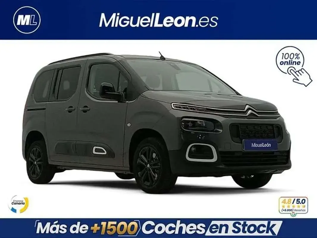 Usado Citroën Berlingo Feel 110 CV (80 kW) 2021 Gris Monovolumen