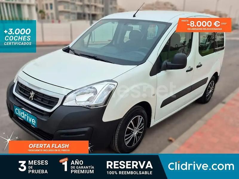 Blanco Usado 2016 Peugeot Partner Tepee Active Monovolumen | 7490 € (Super precio) - Imagen 1/3