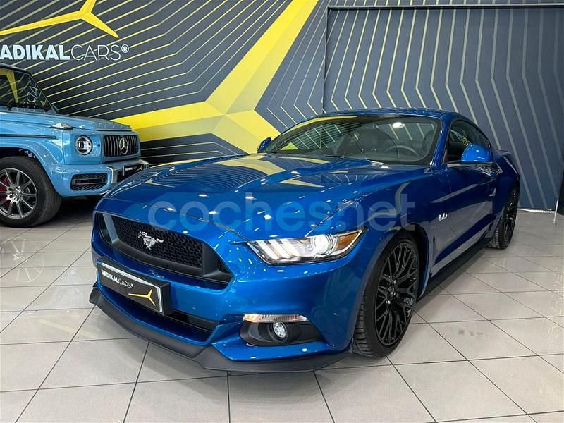 Azul Usado 2017 Ford Mustang GT Coupe | 39.900 € (Buen precio) - Imagen 1/4