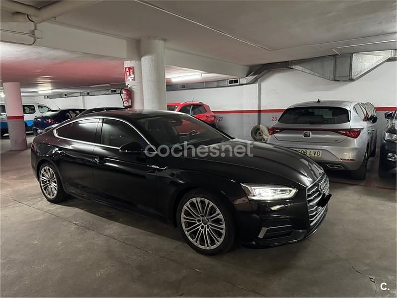 Negro Usado 2017 Audi A5 Sportback Sport Berlina | 20.000 € (Buen precio) - Imagen 1/4