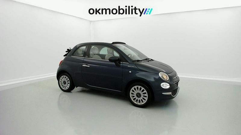 Usado Fiat 500C Dolcevita 70 CV (51 kW) 2022 Azul dipinto Descapotable