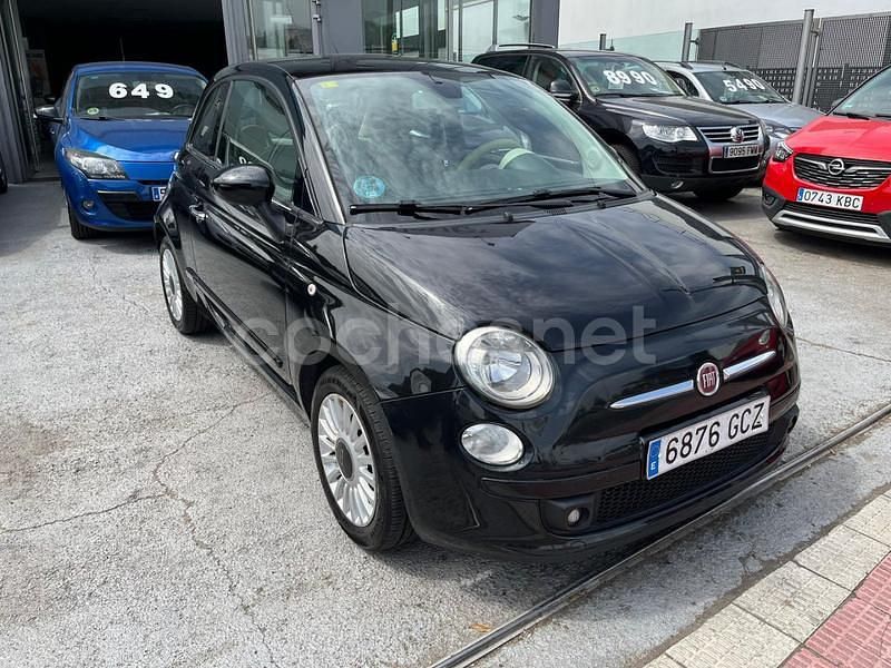 Negro Usado 2008 Fiat 500 Pop Berlina | 5490 € (Precio justo) - Imagen 1/4