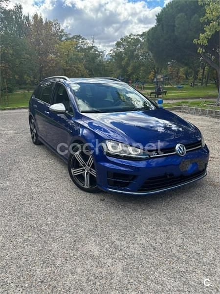 Usado VW Golf VII R 300 CV (220 kW) 2016 Azul Familiar